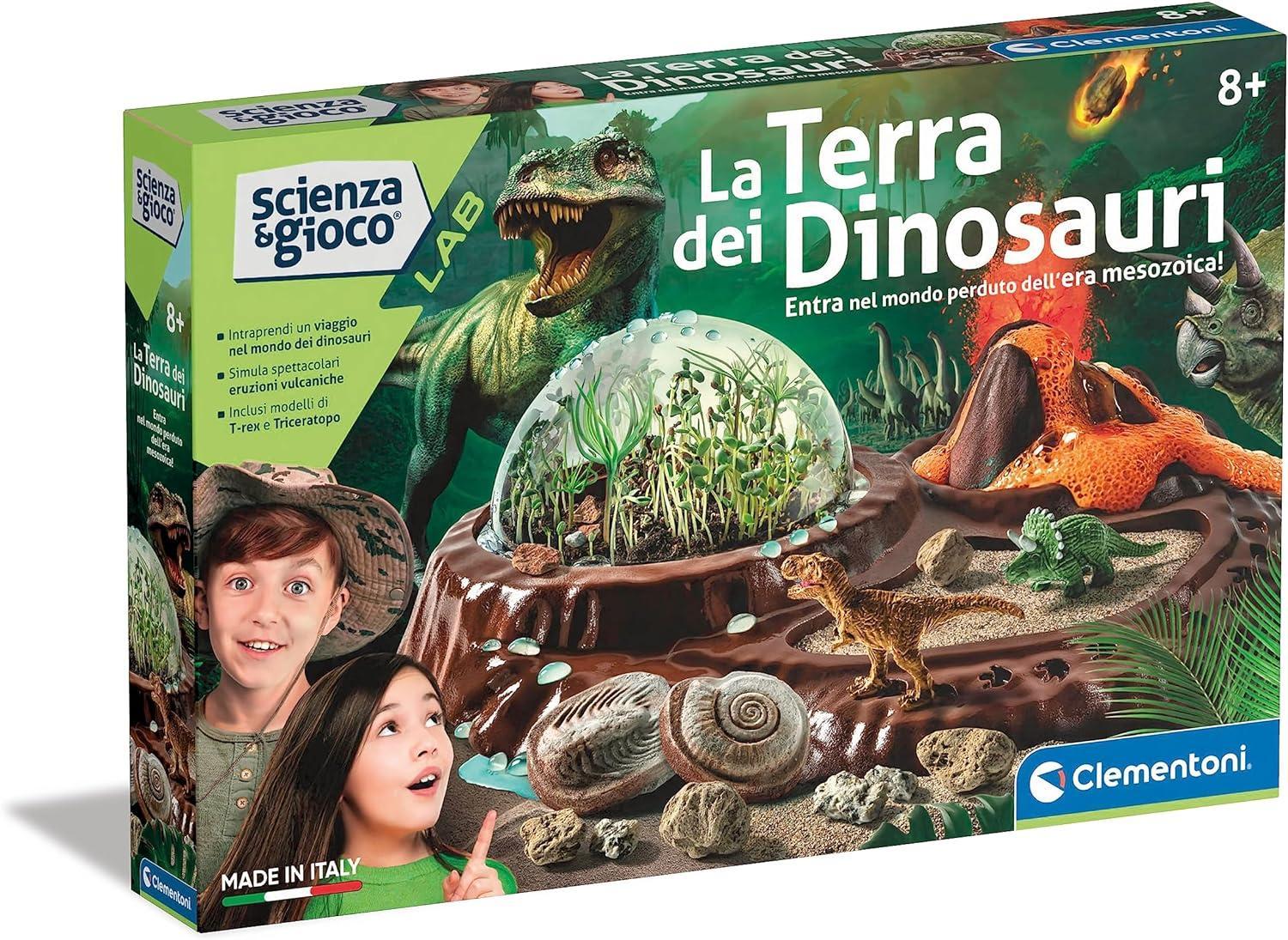clementoni la terra dei dinosauri scienza e gioco