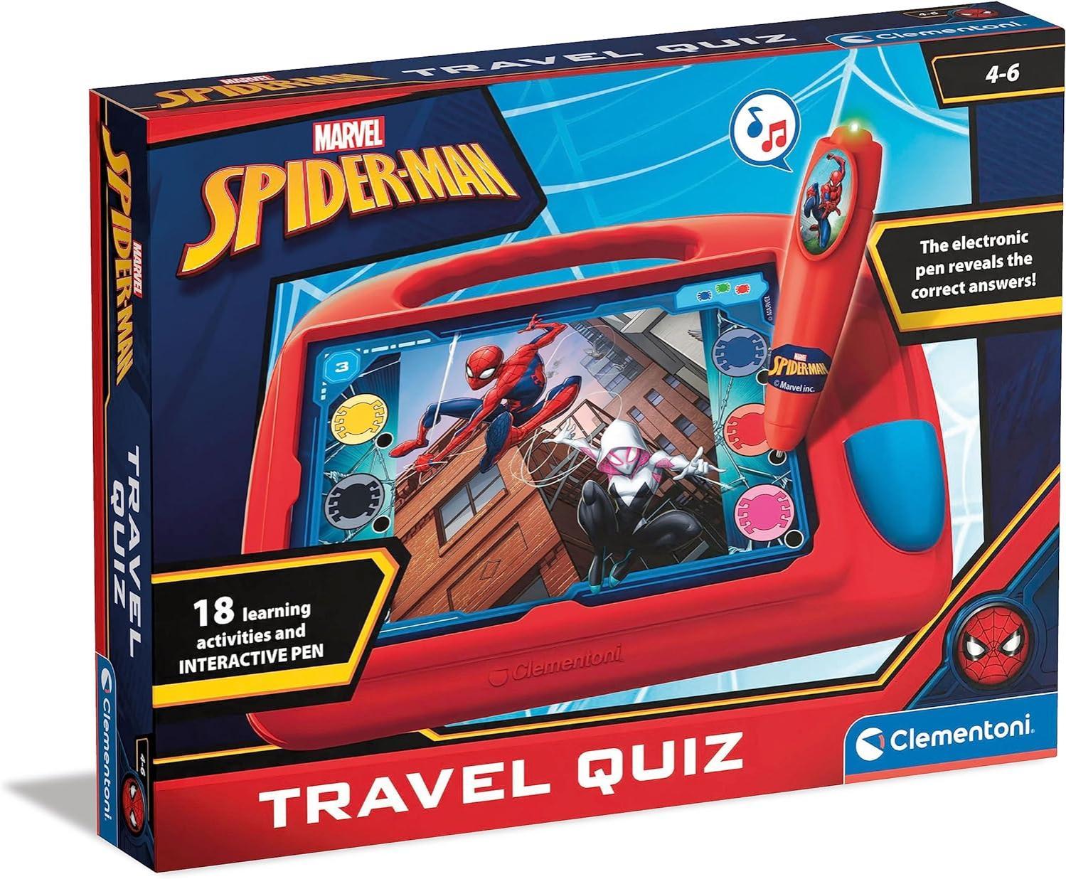 clementoni travel quiz spiderman