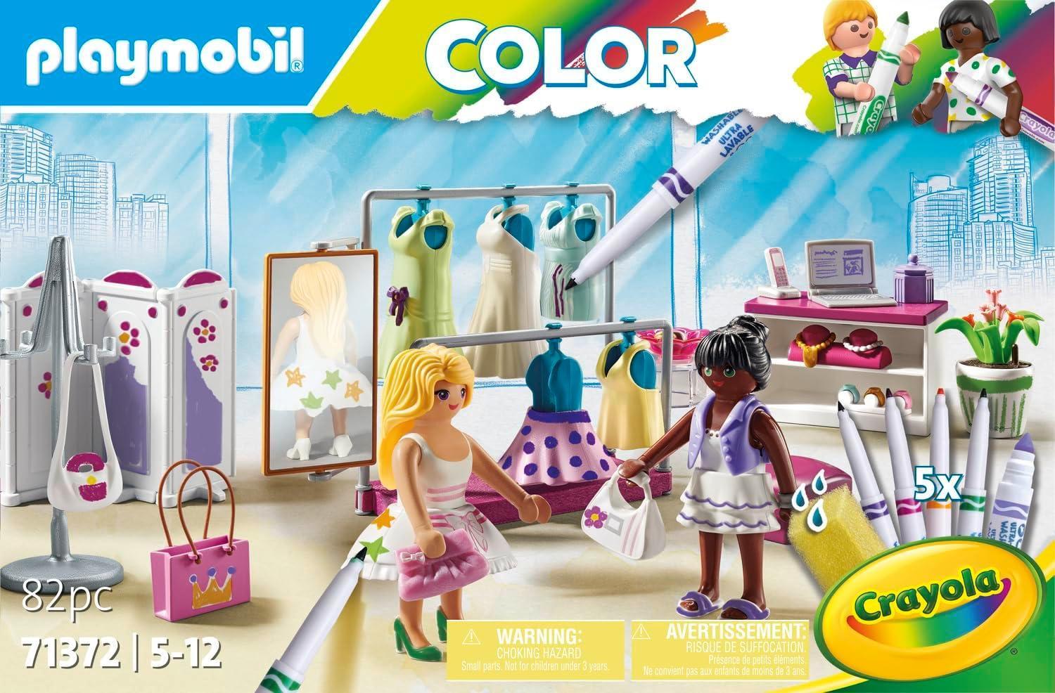 playmobil color fashion boutique