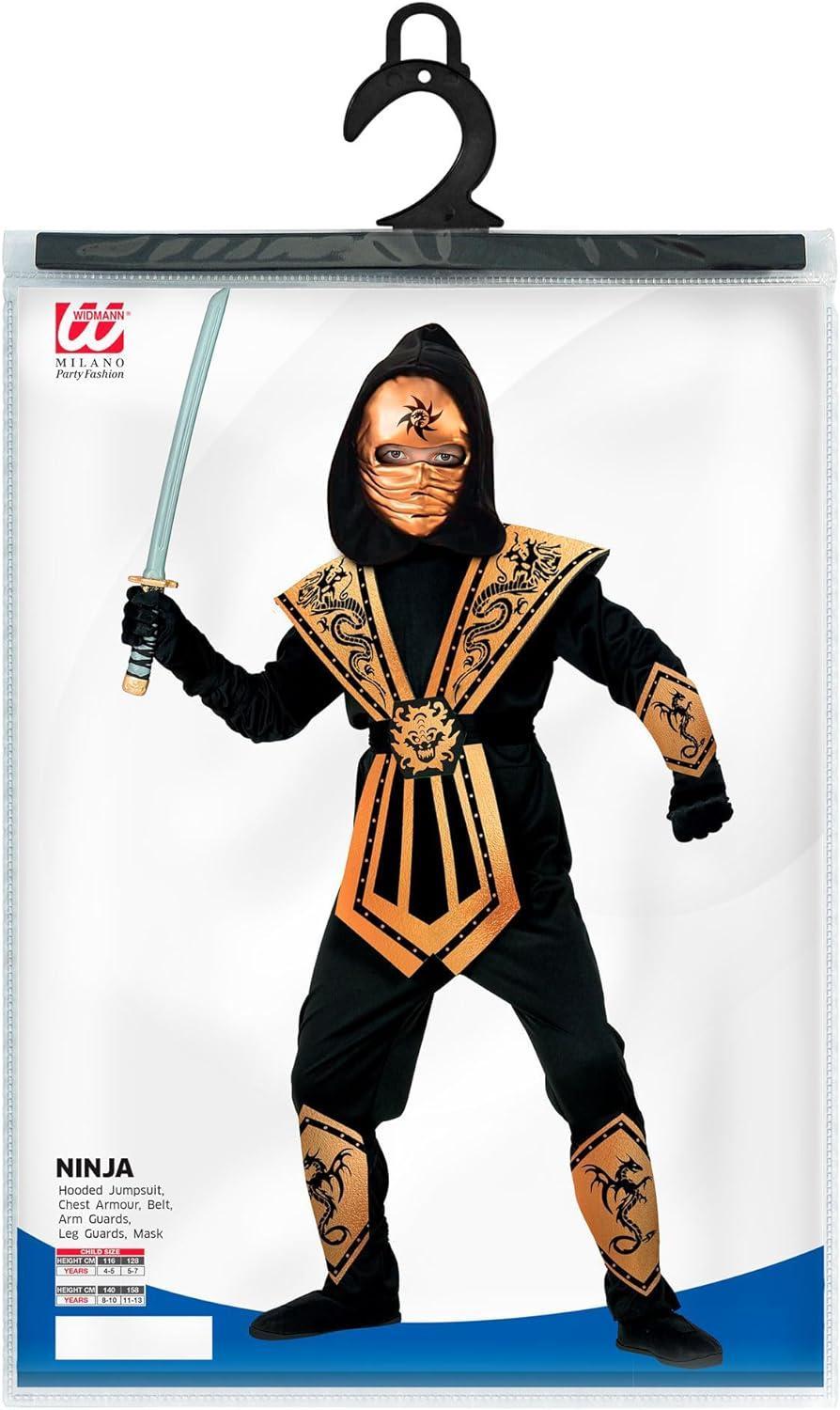 widmann costume gold kombat ninja tg116