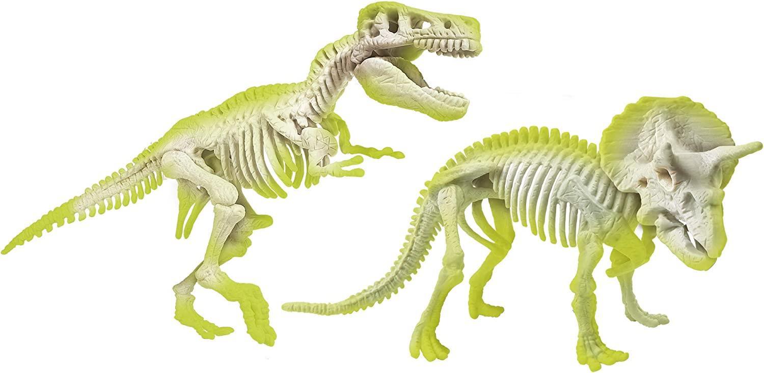 clementoni archeogiocando t-rex + triceratopo