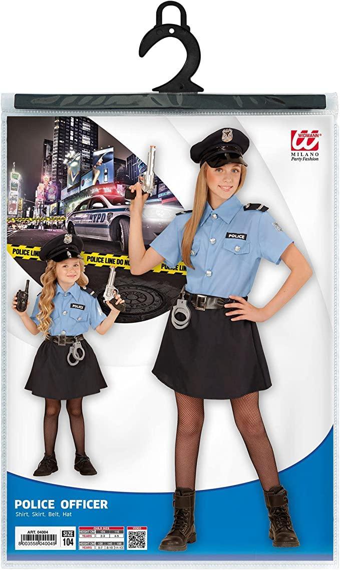 widmann costume poliziotta taglia 4/5 anni