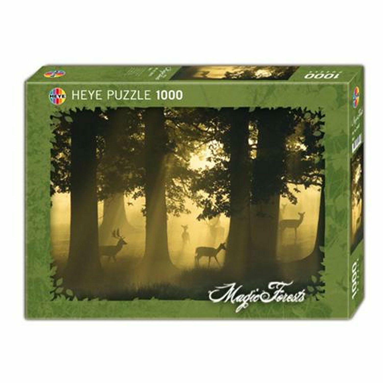 heye heye puzzle 1000 pz - foreste magiche - cervi