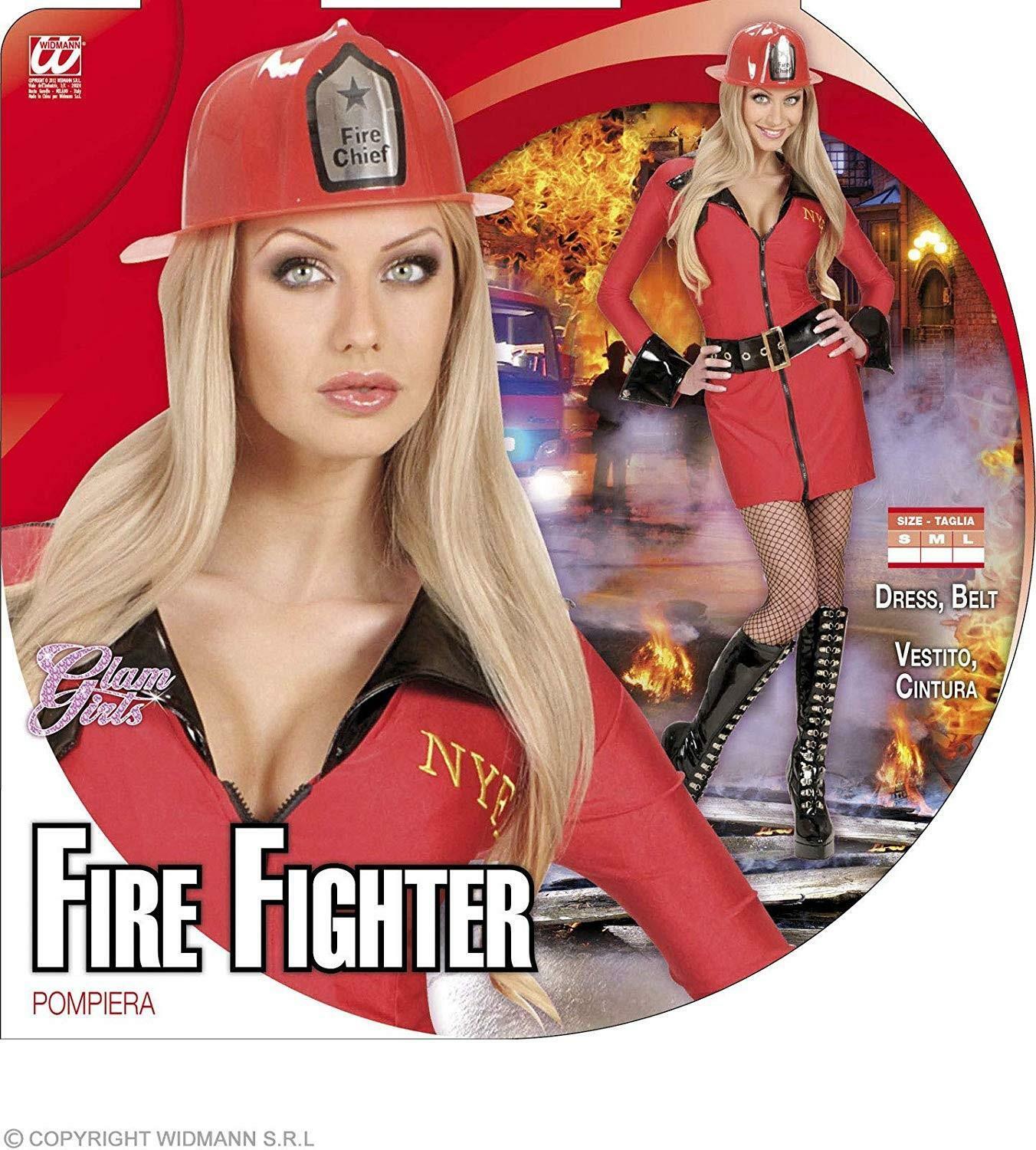 widmann widmann costume pompiera taglia m