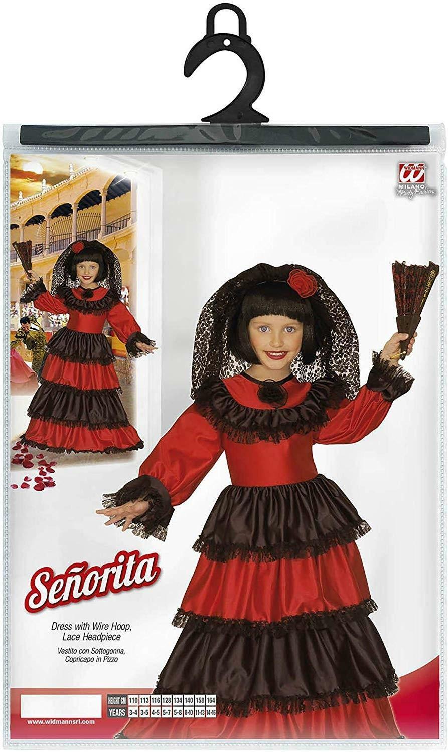widmann costume spagnola taglia 11/13 anni