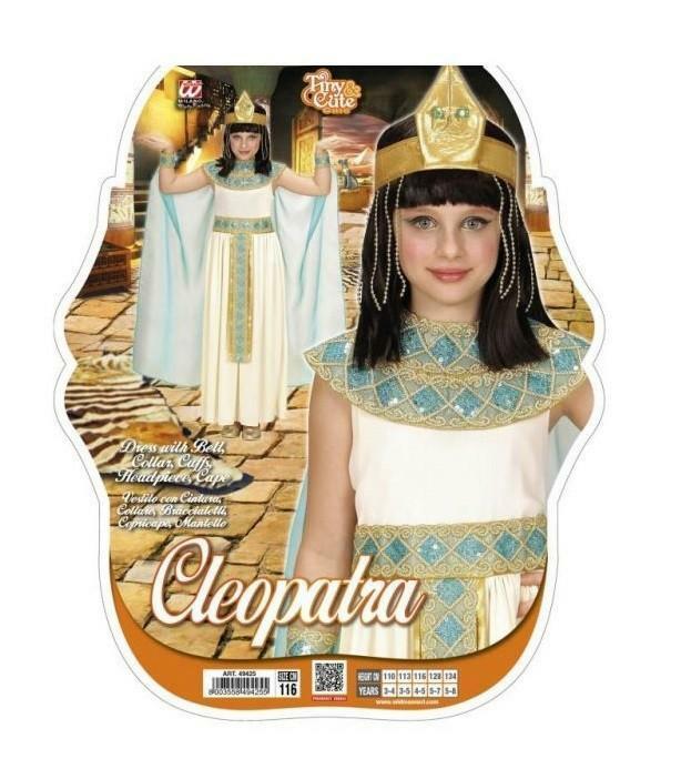 widmann costume cleopatra taglia 4/5 anni