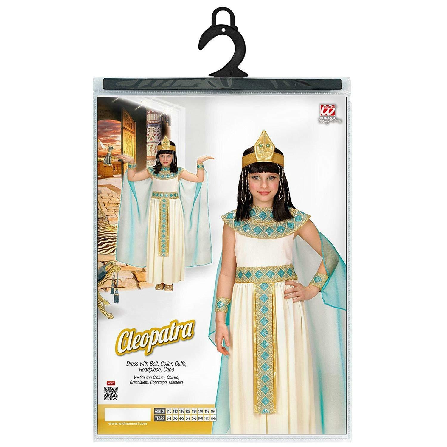 widmann costume cleopatra taglia 5/7 anni