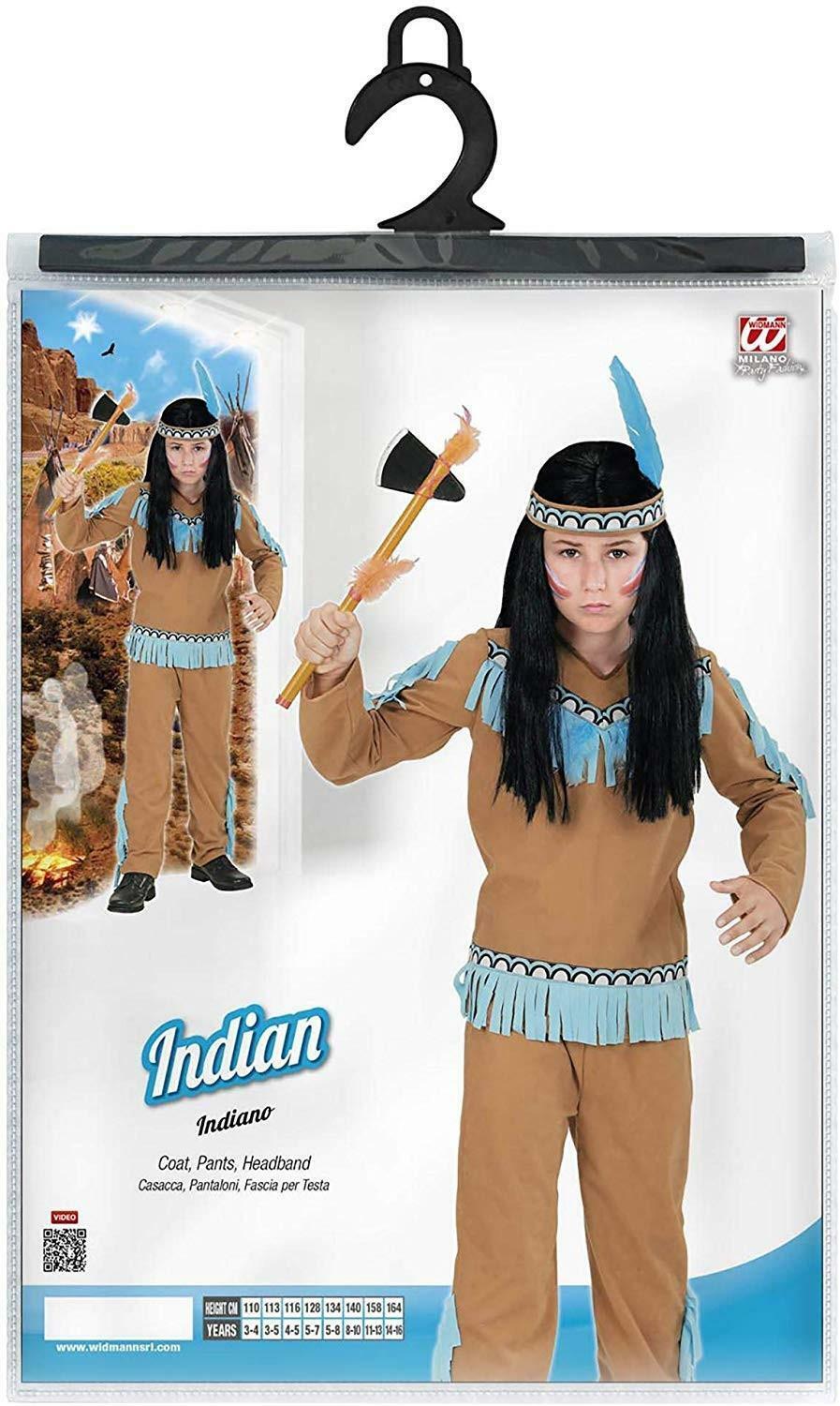 widmann costume indiano taglia 2/3 anni