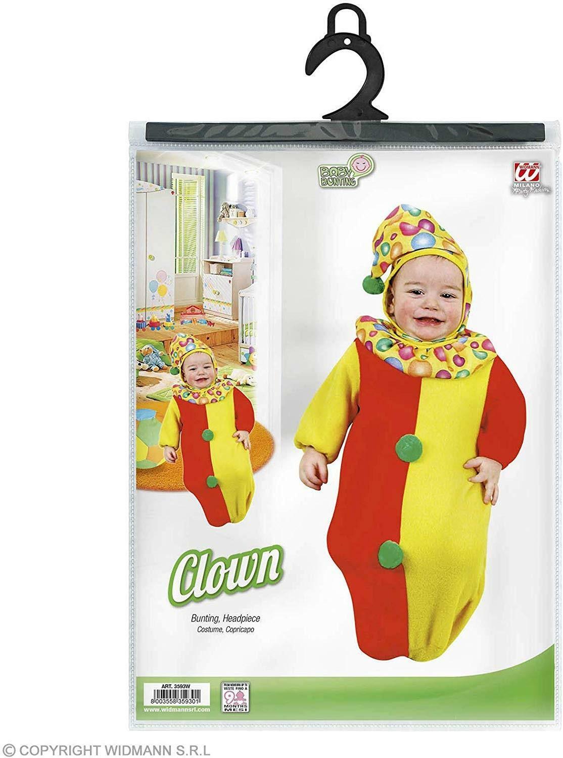 widmann widmann costume clown 0/9 mesi
