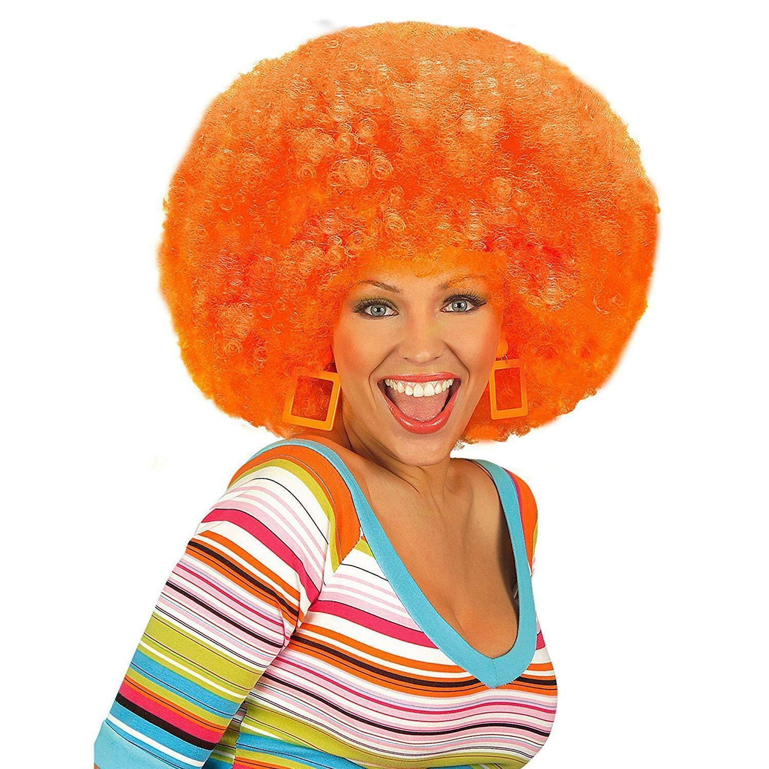 widmann parrucca riccia arancione