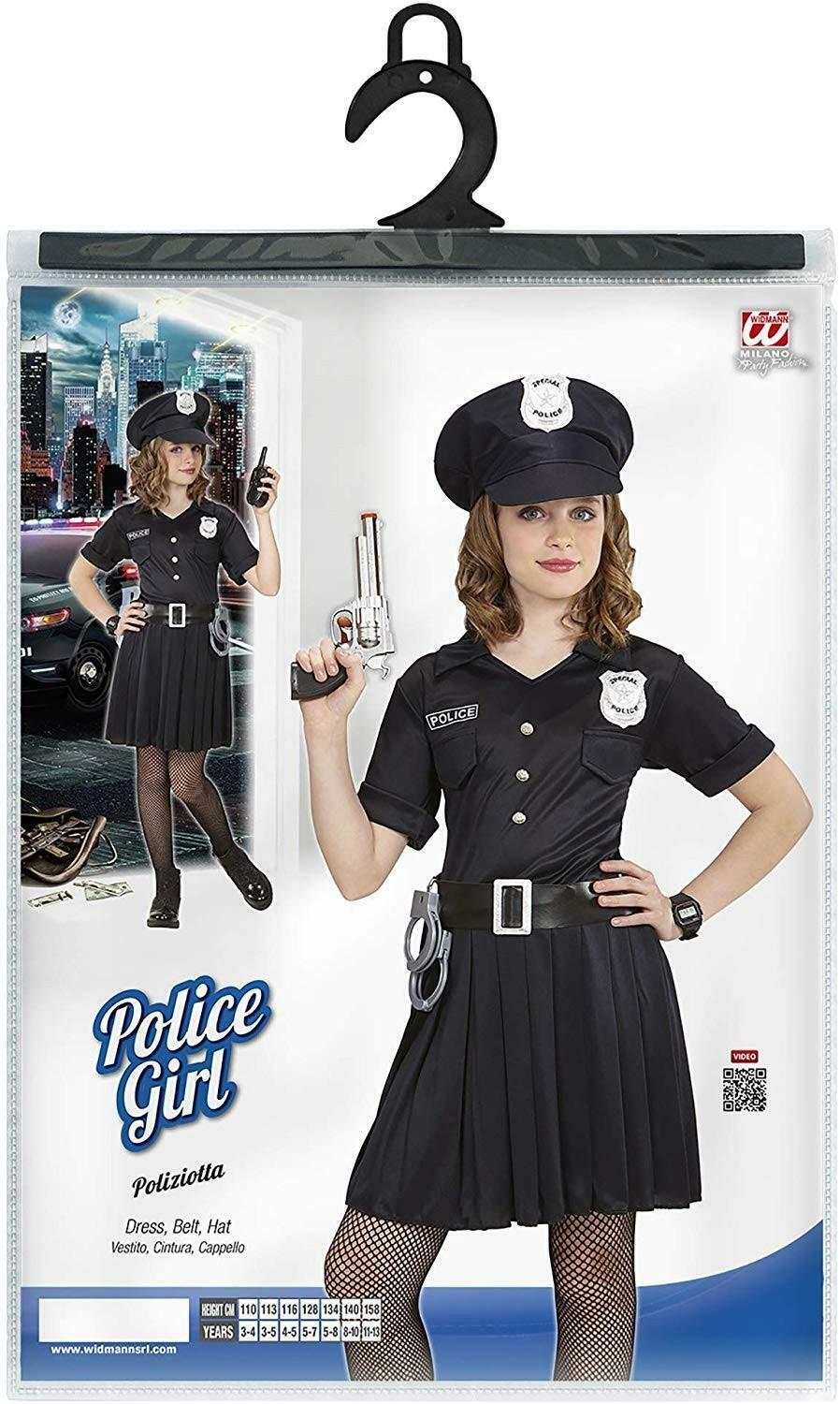 widmann costume poliziotta taglia 11/13 anni