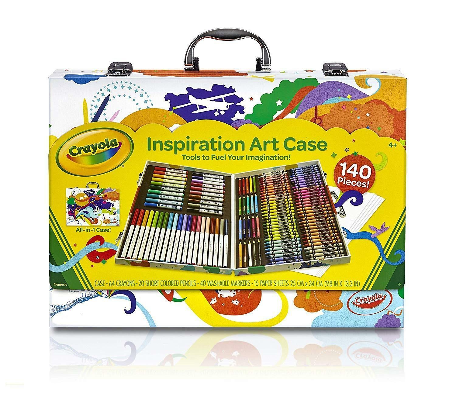crayola valigetta arcobaleno per colorare e disegnare 140 pz