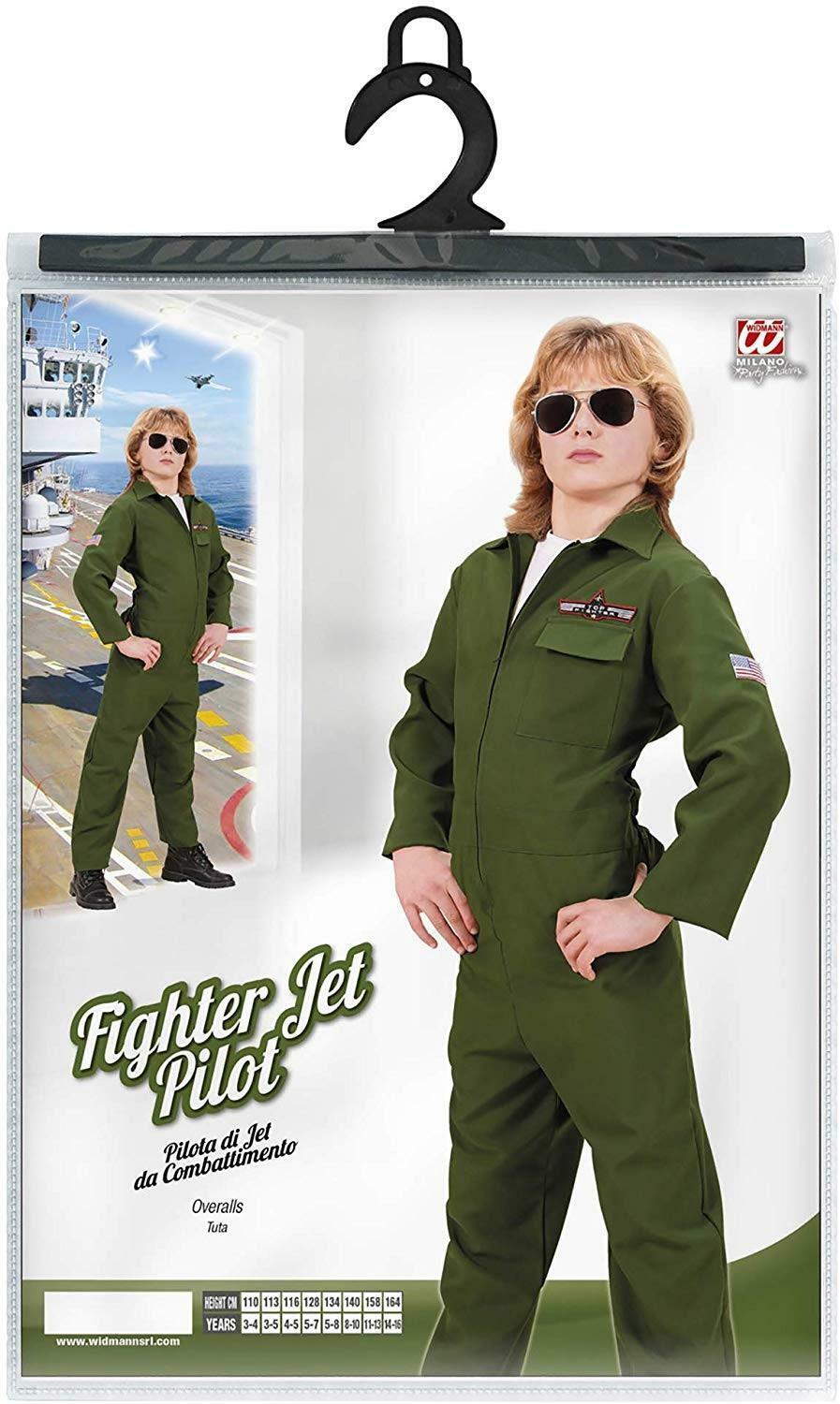 widmann widmann costume pilota di jet taglia 5/7 anni