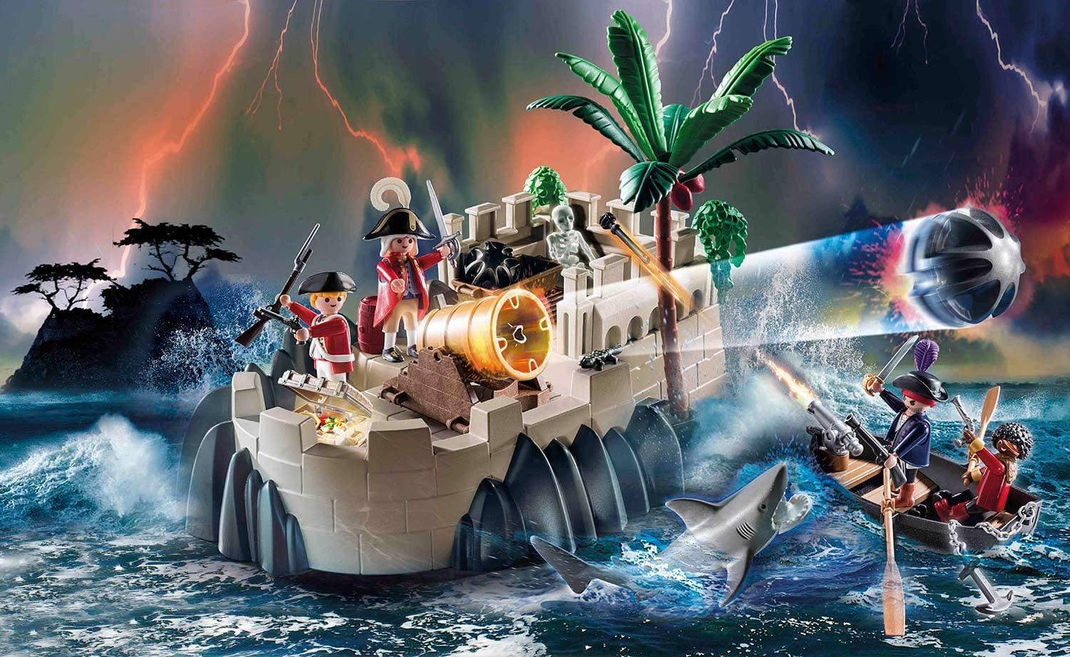playmobil playmobil pirates 70413 avamposto della marina militare