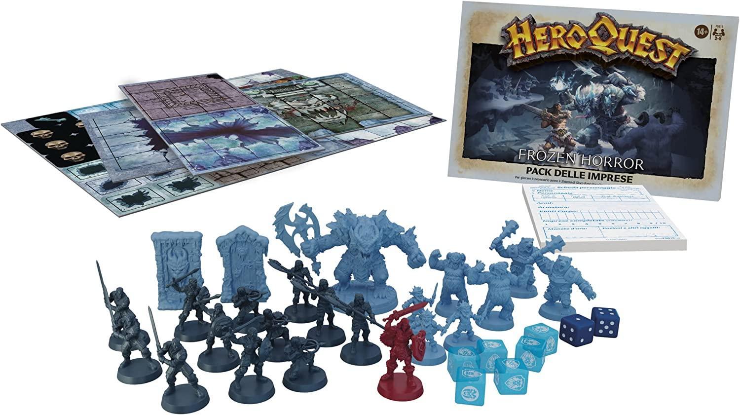 hasbro gioco heroquest frozen horror