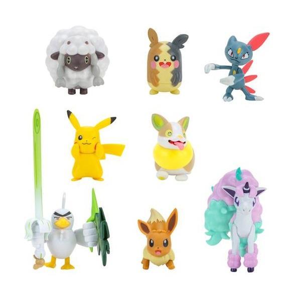 rei toys pokemon confezione 8 personaggi battle ready