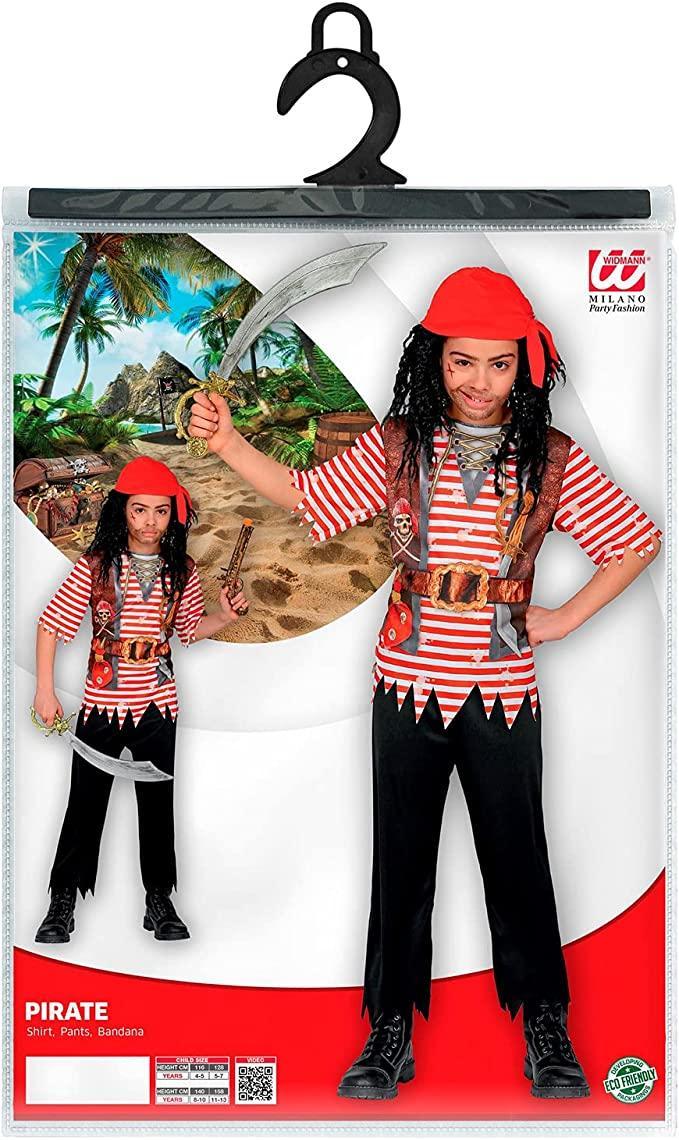 widmann costume pirata taglia 11/13 anni