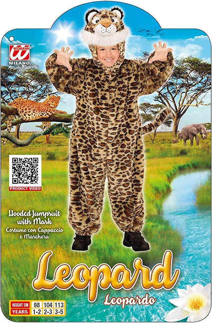 widmann costume leopardo taglia 2/3 anni