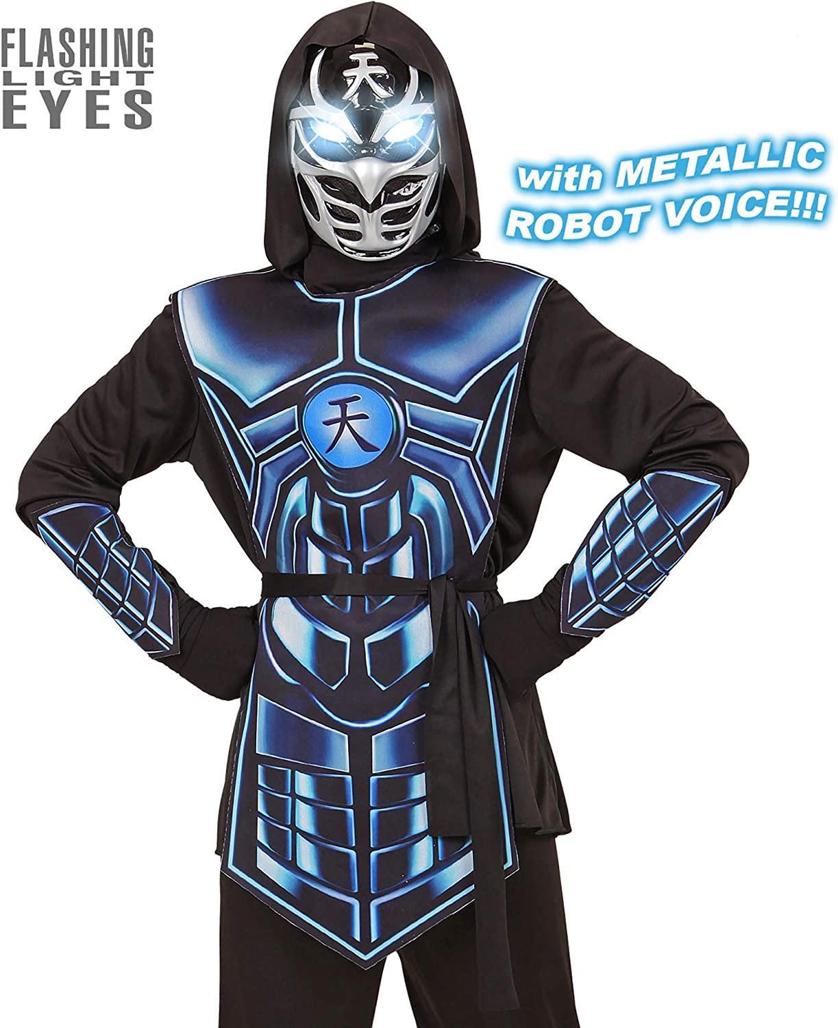 widmann costume cyber ninja taglia 5/7 anni