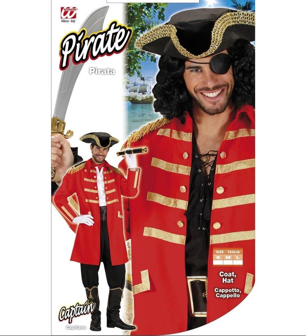 widmann costume pirata/capitano taglia xl