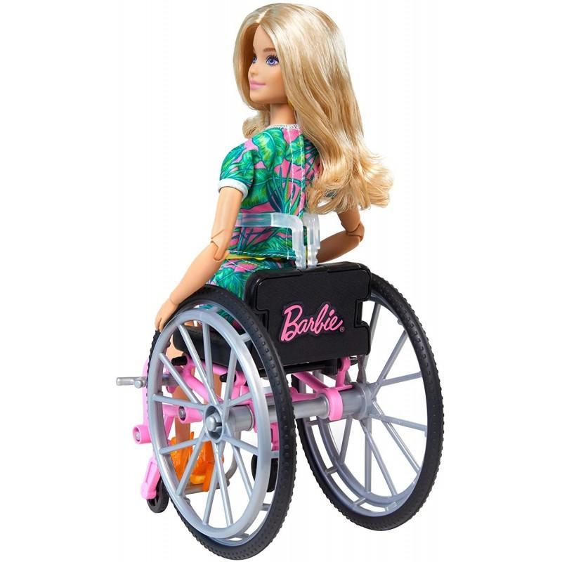 mattel barbie sedia a rotelle grb93