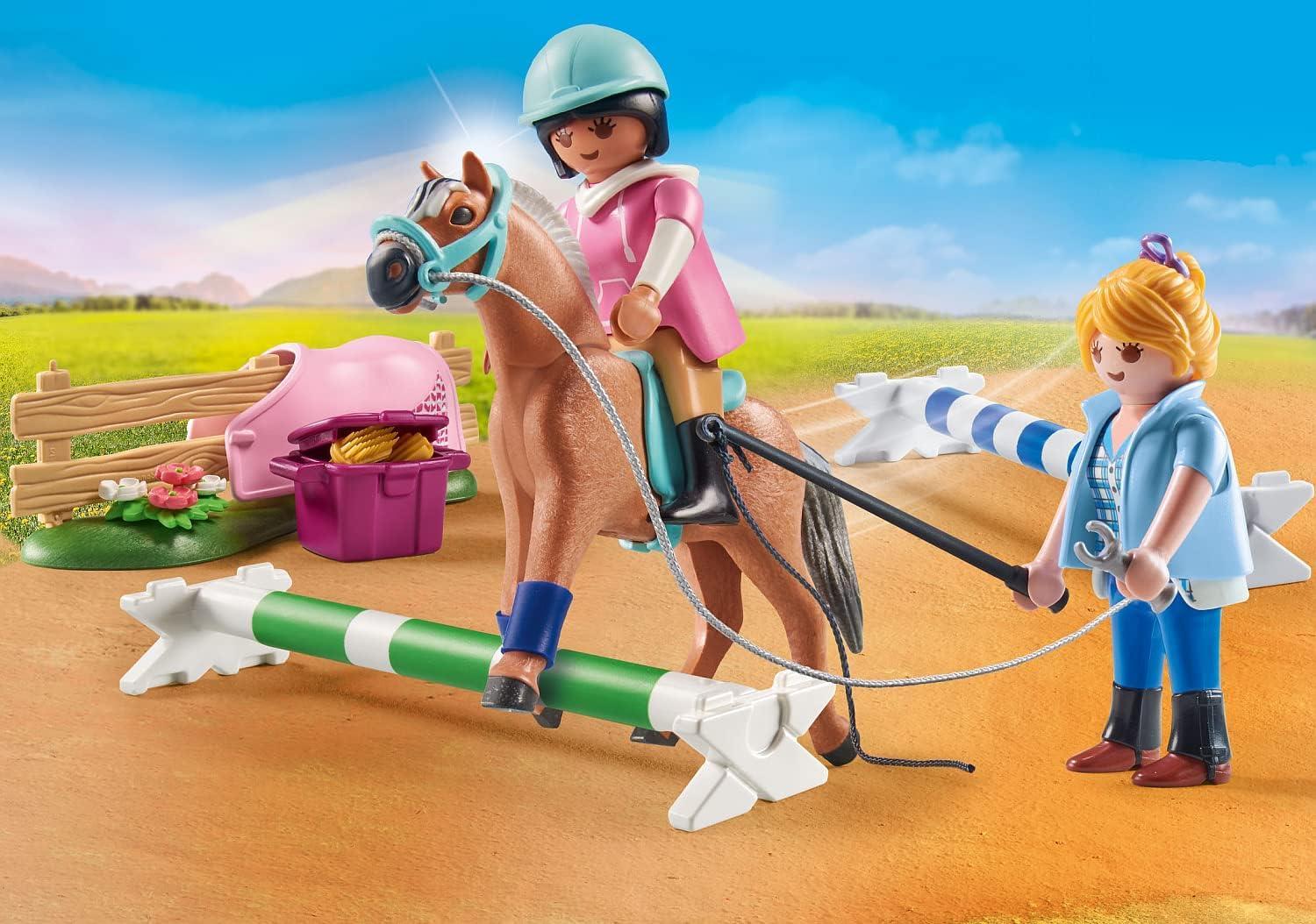 playmobil lezione di equitazione