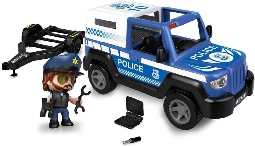 giochi preziosi italia polizia jeep barca con personaggio