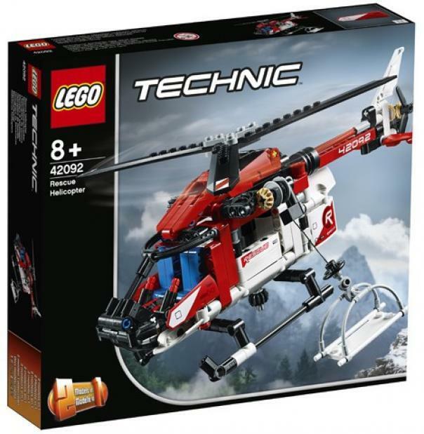 lego lego technic 42092 - elicottero di salvataggio