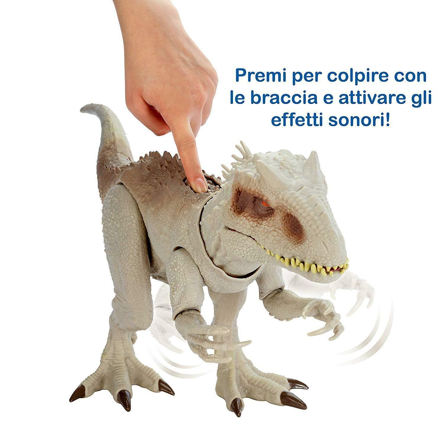 mattel mattel jurassic world - indominus rex dinosauro