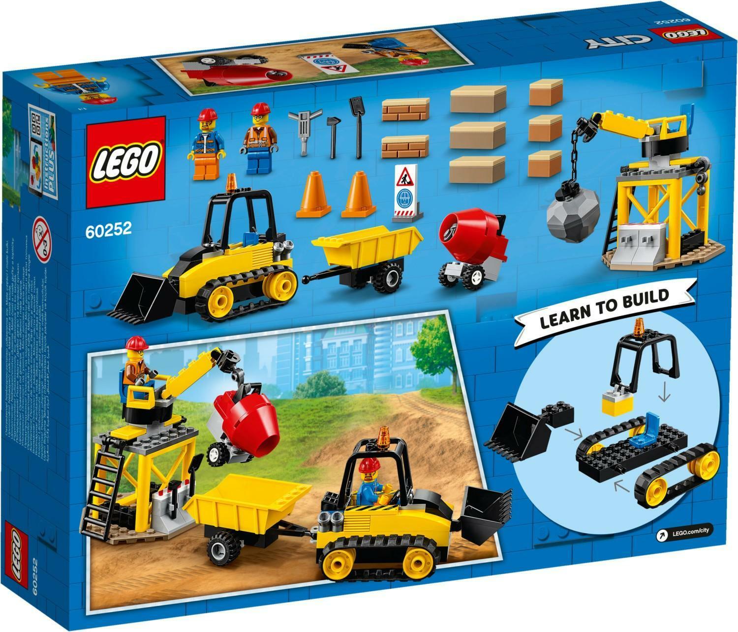lego lego city 60252 - bulldozer da cantiere