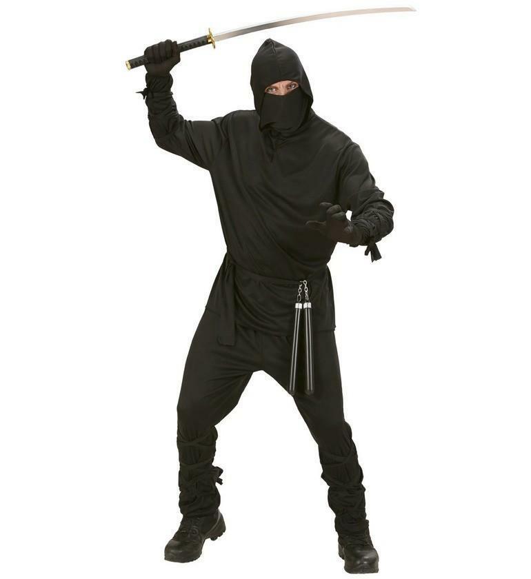 widmann costume ninja nero - taglia l