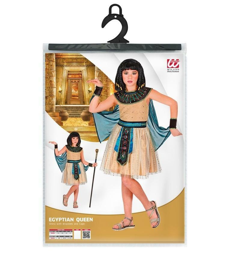 widmann costume regina egiziana taglia 11/13 anni