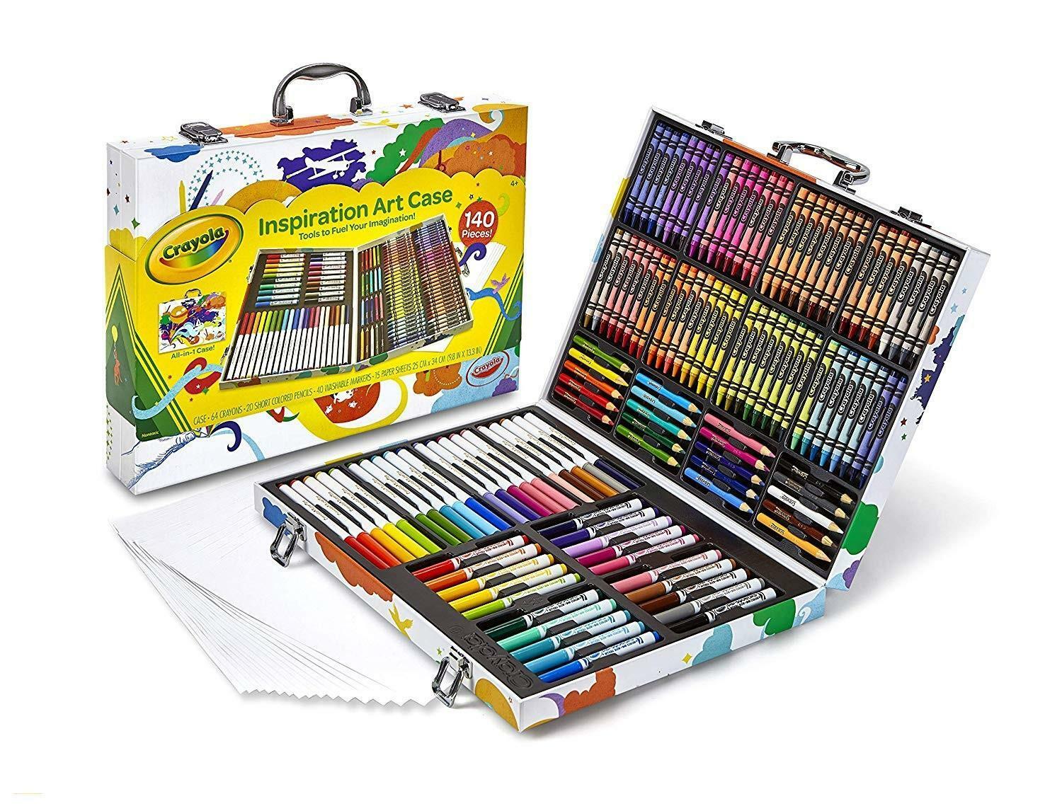 crayola valigetta arcobaleno per colorare e disegnare 140 pz