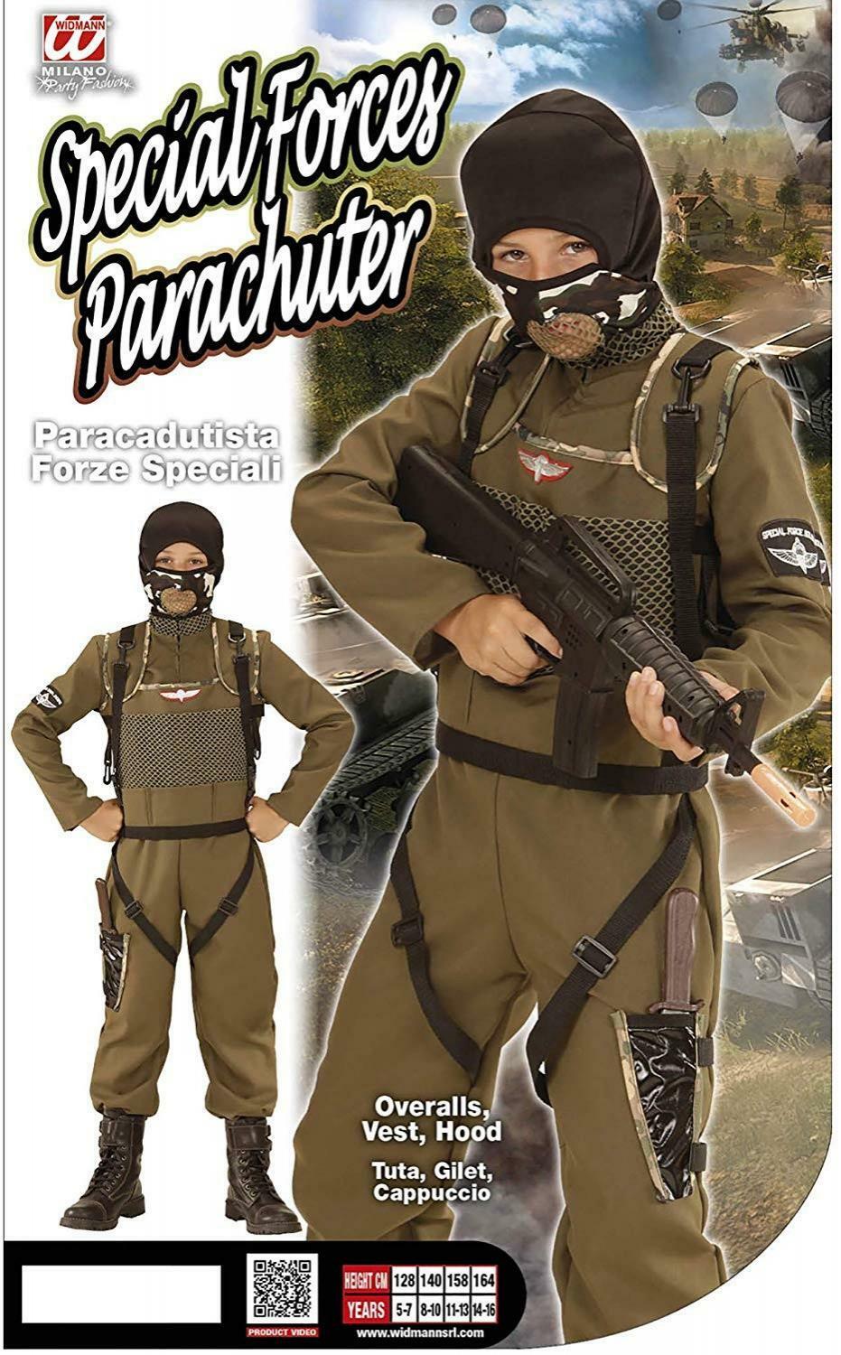widmann costume paracadutista forze speciali taglia 4/5 anni
