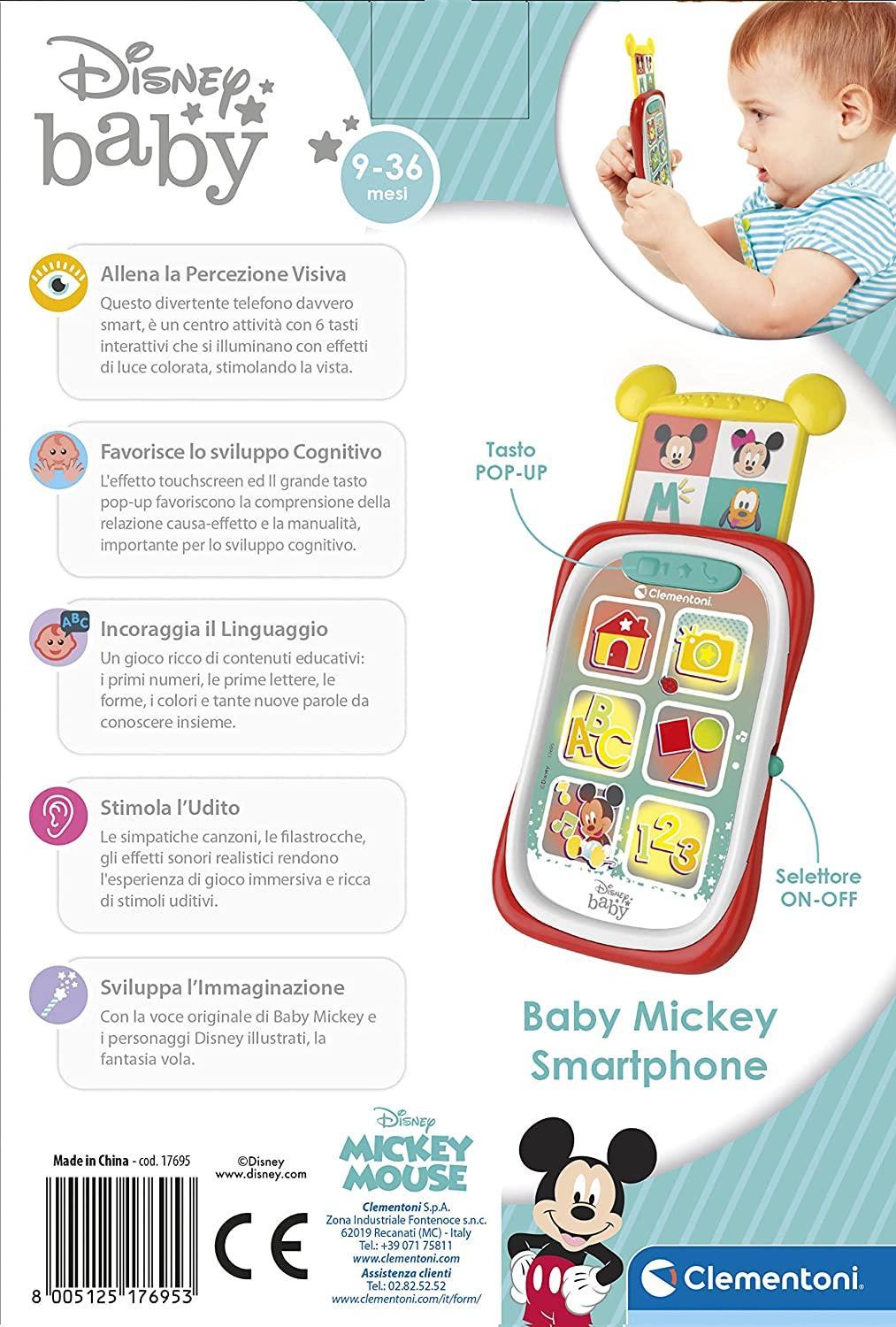 clementoni baby mickey smartphone