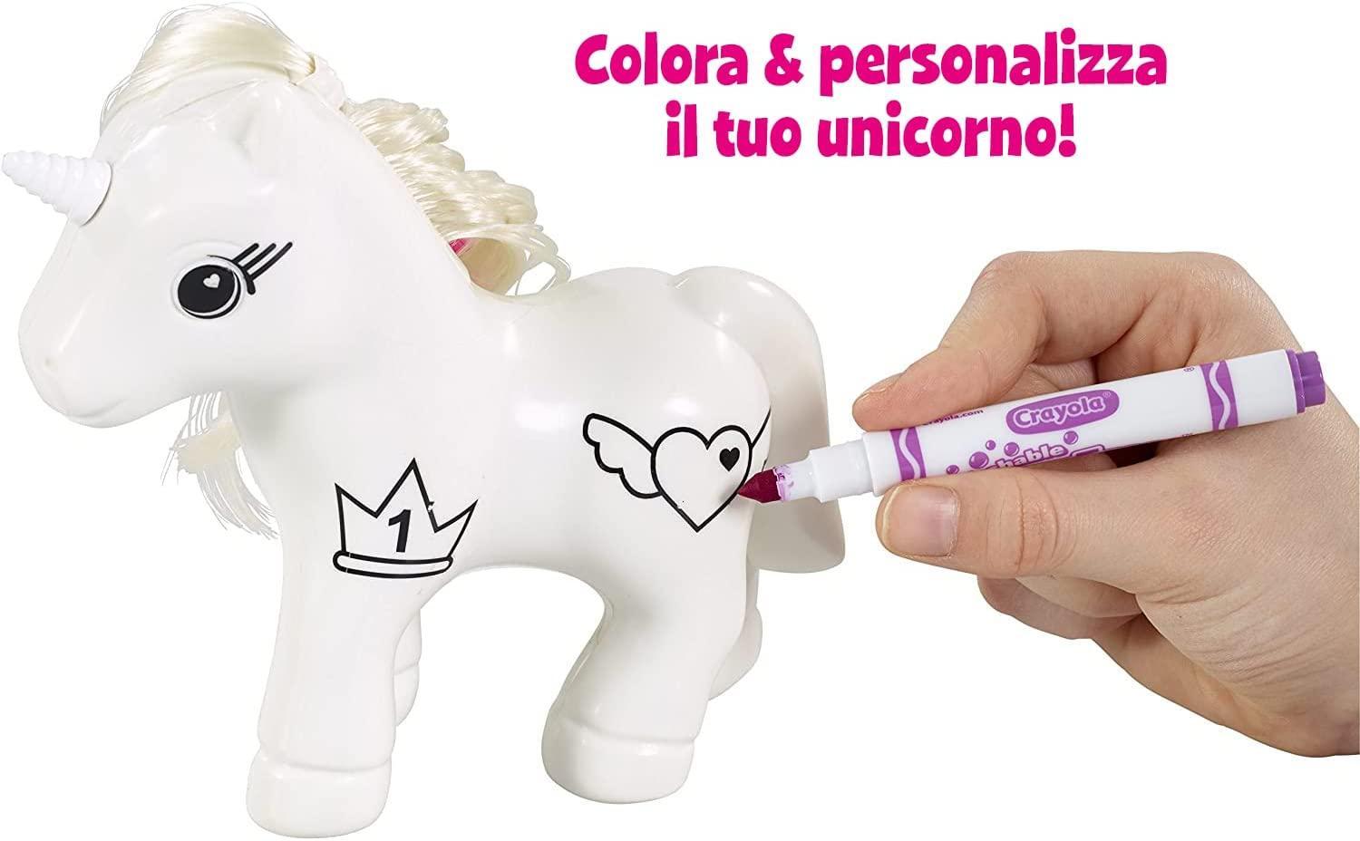 crayola set colora e decora unicorno