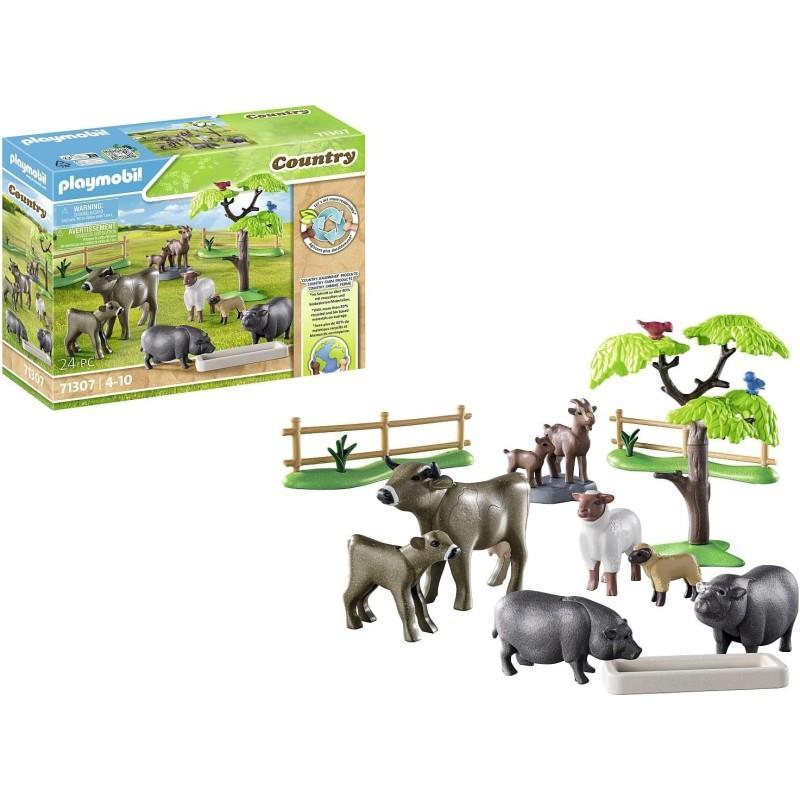 playmobil animali della fattoria