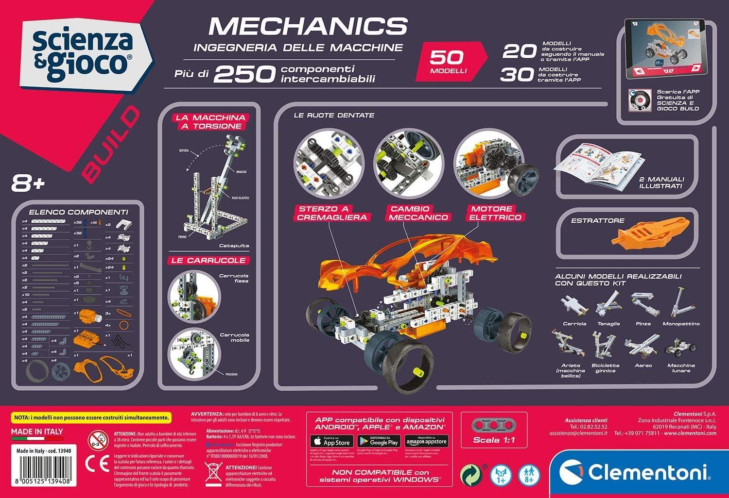clementoni mechanics ingegneria delle macchine