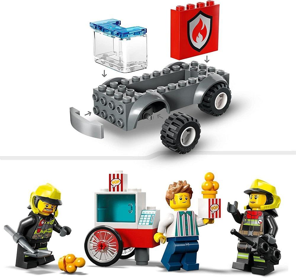 lego lego city 60375 caserma dei pompieri e autopompa