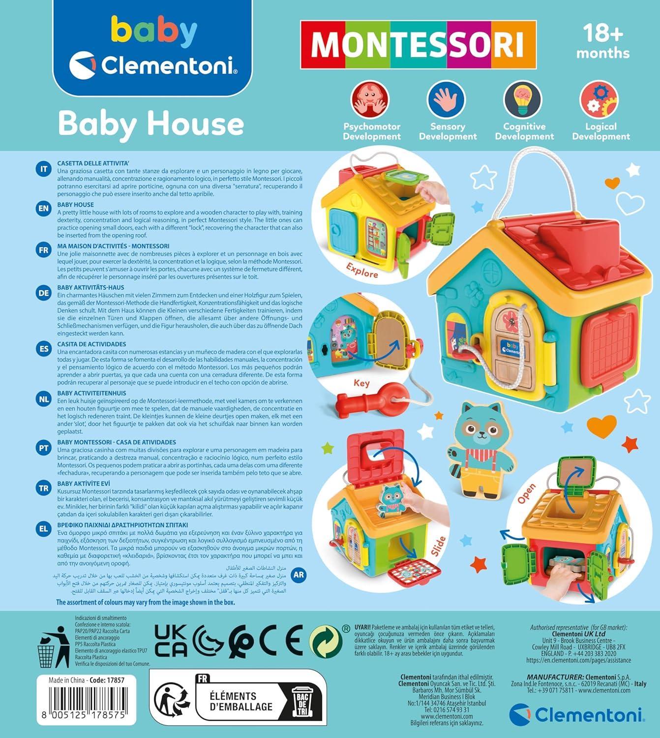 clementoni montessori baby house