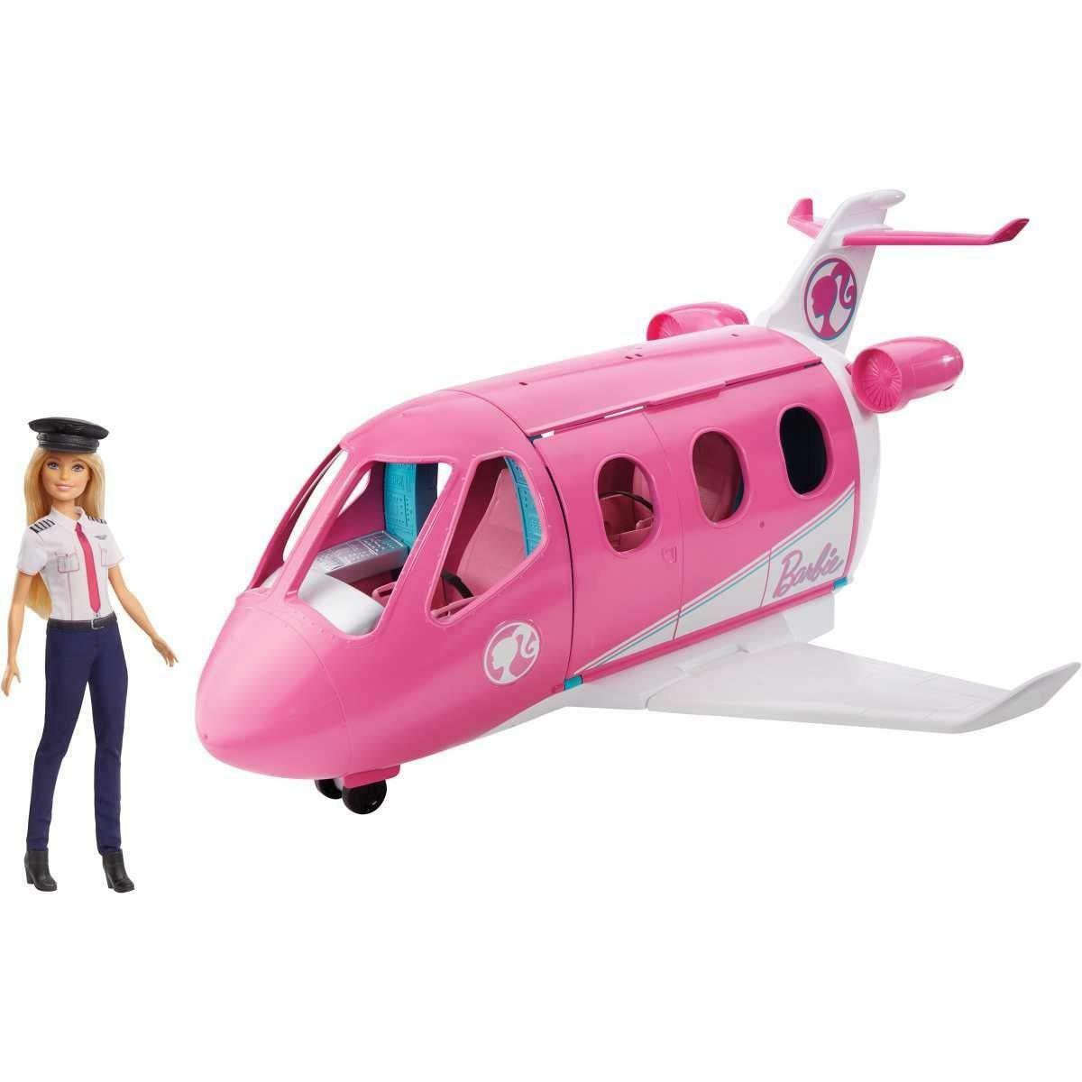 mattel mattel barbie aereo con pilota