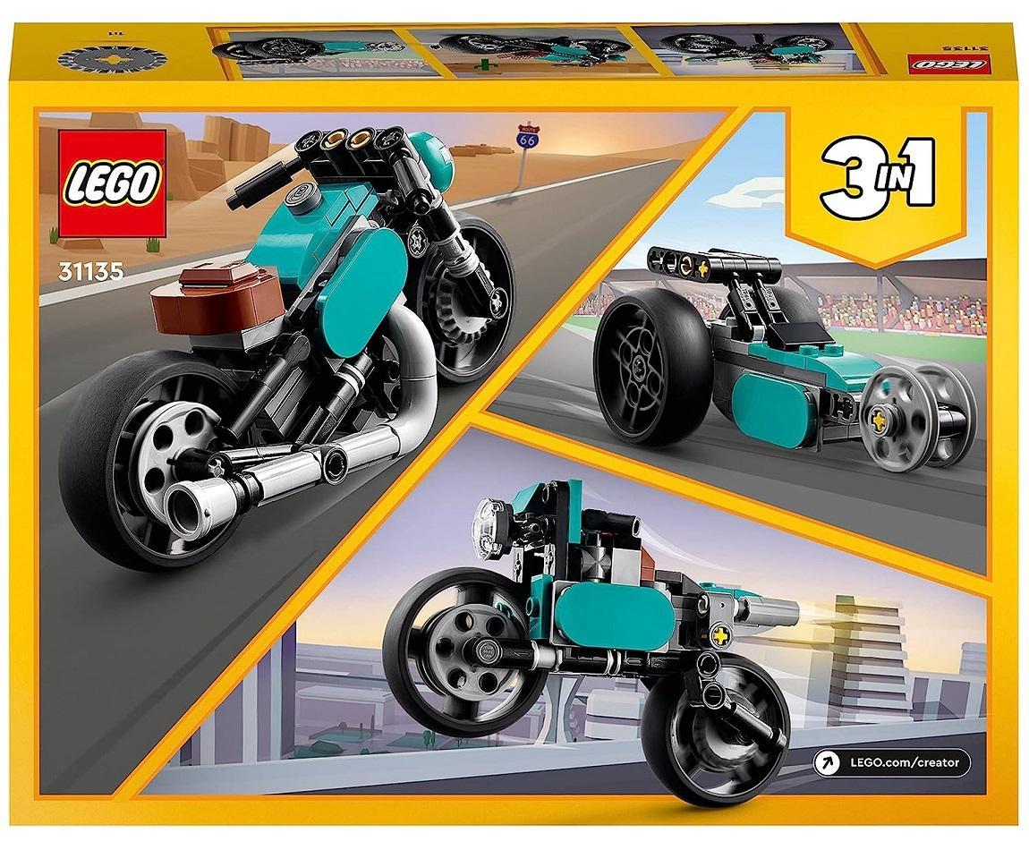 lego lego creator 31135 motocicletta vintage