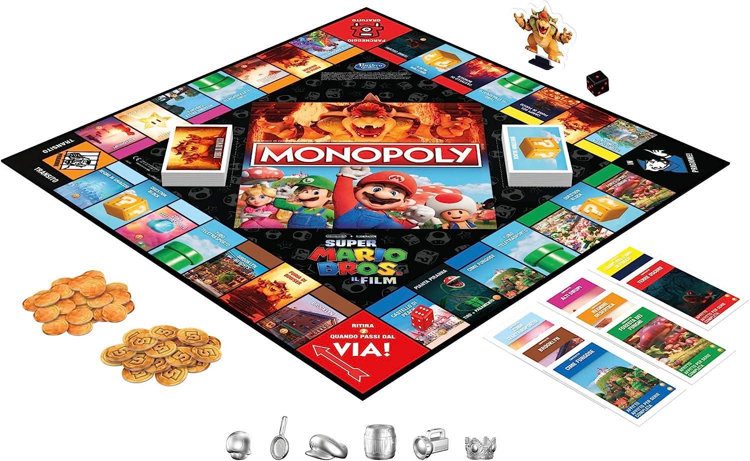 hasbro monopoly super mario movie