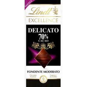 Cioccolato excellence tavoletta 70% fondente delicato  100gr