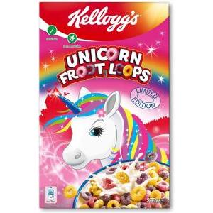 Cereali unicorn fruit loops kellogg s 375gr