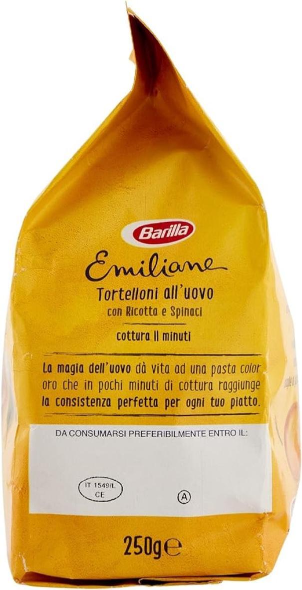 BARILLA Pasta tortelloni ricotta e spinaci barilla 250gr