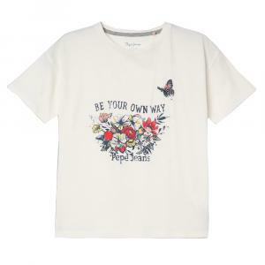 T-shirt bambina bianco pg502376