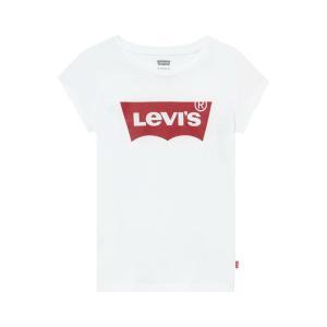 T-shirt levi's. bianco/rosso