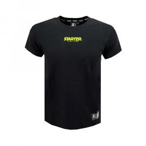 T-shirt . nero/giallo fluo