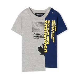 T-shirt . grigio/bluette